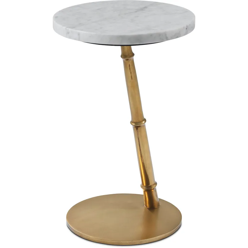Kesden 21.75 X 14 inch Satin Brass Accent Table Hot Deal