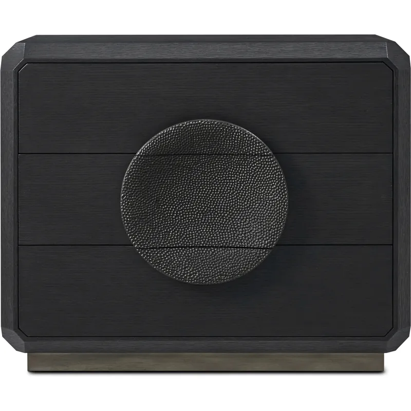 Spencer St. James 32 X 26 inch Onyx Nightstand, Wooden Fast Shipping