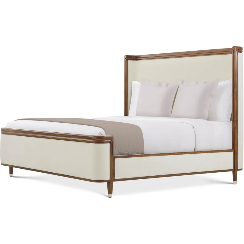 Dorchester Mayfair US King Bed, Wooden, Upholstered Flash Sale