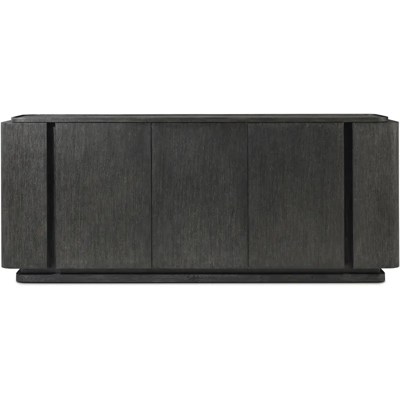 Repose 78.75 X 17.75 inch Charcoal Oak Sideboard, Wooden, 3-Door Direct From Factory