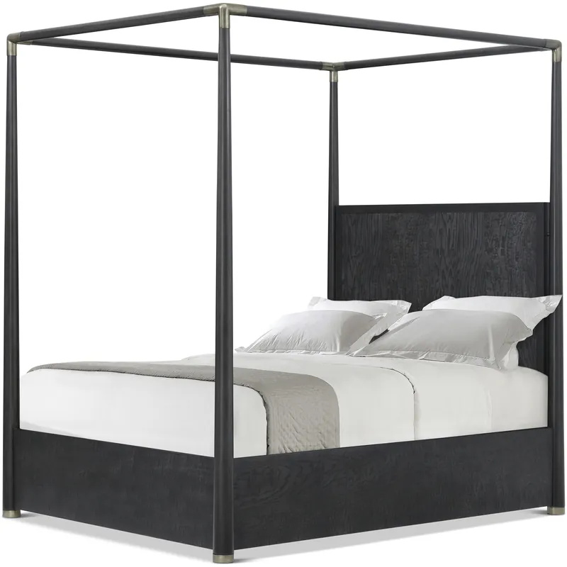 Kesden Silent Black Poster US Queen Bed, Wooden Last Chance