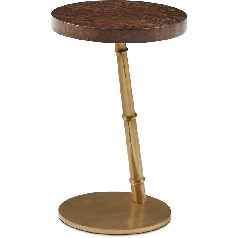 Kesden 21.75 X 14 inch Pyramid Brown Accent Table Viral
