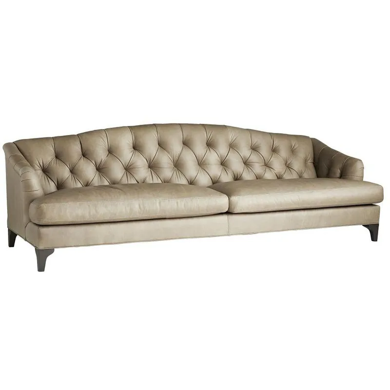 Klein Mushroom Leather Sofa Same Day Shipping
