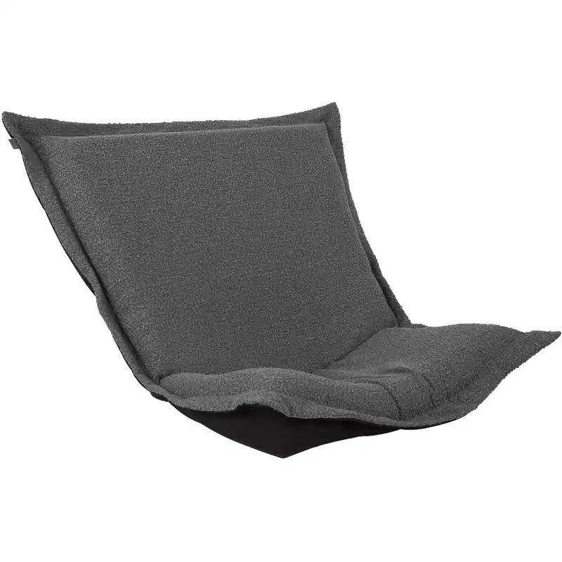 Barbet Charcoal Chair Cover & Cushion Exclusive