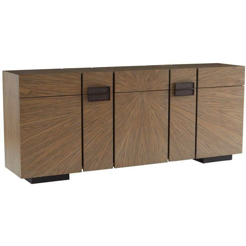 In Demand Lafayette 86 inch Chateau Gray and Bronze Credenza
