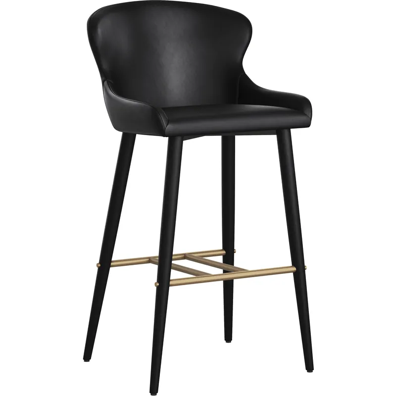 Hot Deal Evora 40.5 inch Bravo Black Barstool