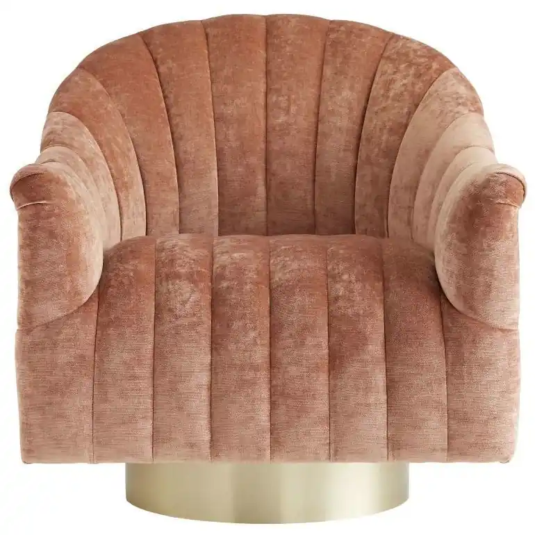 Springsteen Dusty Rose Swivel Chair Budget