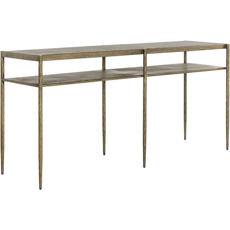 Last Chance Naini 68.5 X 18.25 inch Antique Brass Console Table