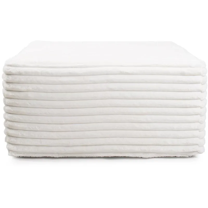 Holiday Sale Shar Pei Universal 18 inch White Ottoman