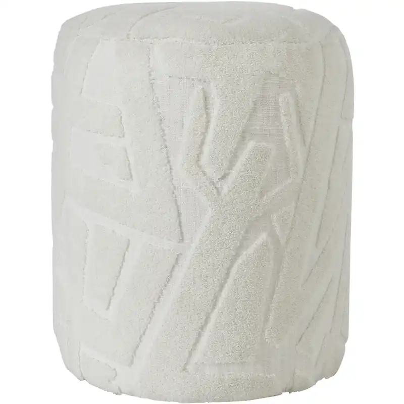 Crafted Trento 18 inch Ivory Stool