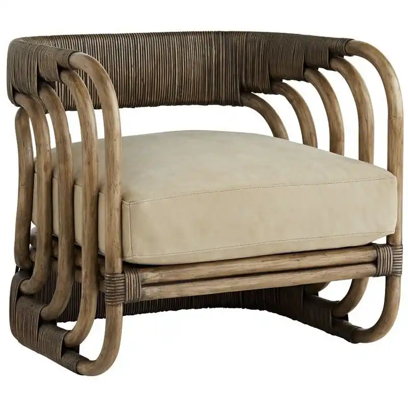 Hassle-Free Returns Hamza 27 inch Mink Chair