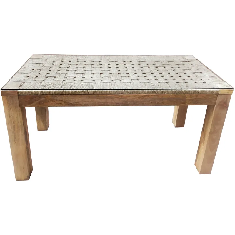 Today Only Anita 24 inch Brown and Clear Dining Table