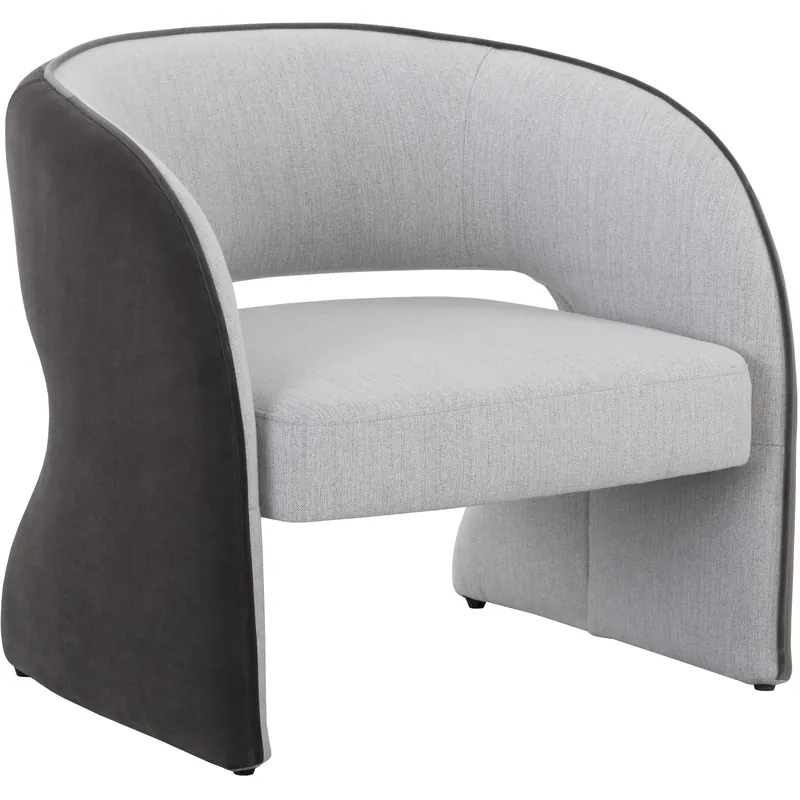 Limited Edition Rosalia Mina Light Grey / Meg Ash Lounge Chair