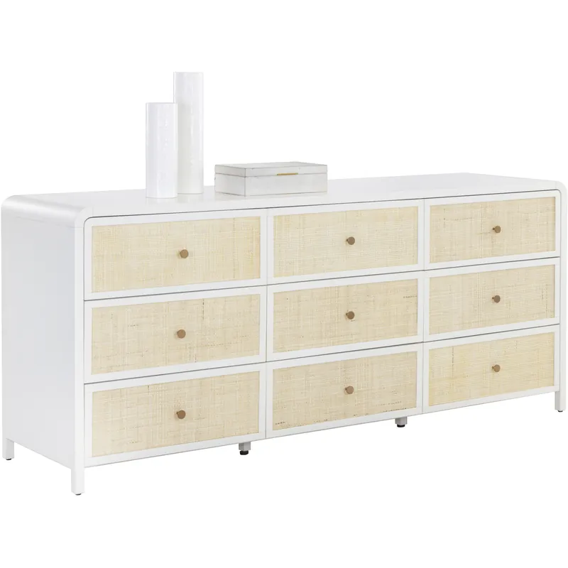 Tierra Natural / Antique White / Antique White Dresser, Large Factory Price