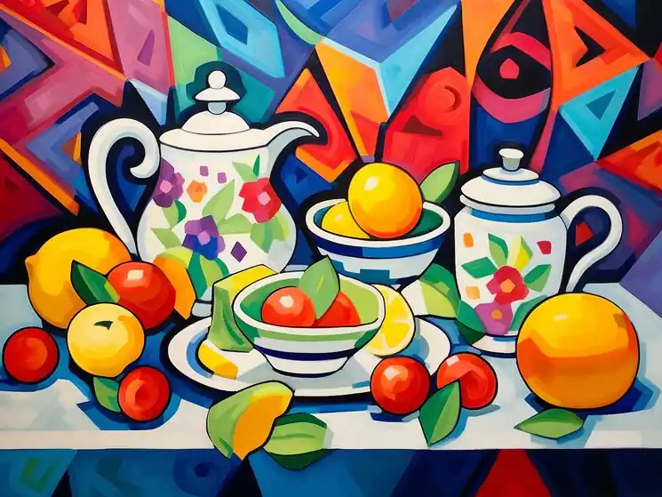 Best Price ▷ Abstract Still Life XXXI by Kosta Morr, 2025 | Acrylic Painting
