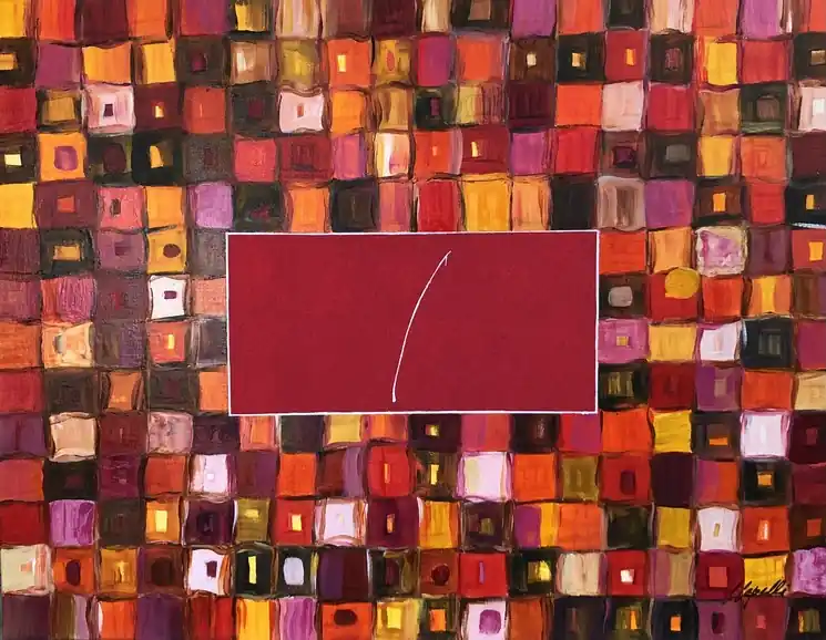 ▷ Balle perdue by Laurence Capelli, 2025 | Pigments Painting Professional Grade