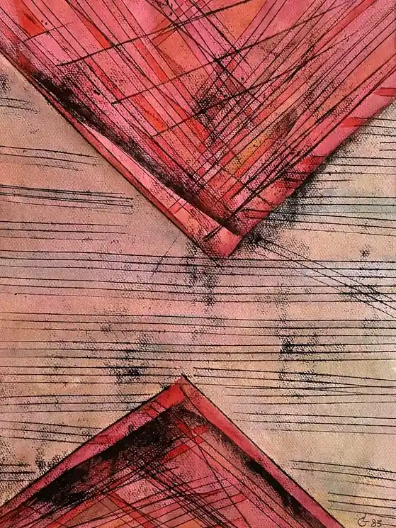 While Supplies Last ▷ Sans titre by Lise Levitsky aka Elisabeth Gainsbo, 1983 | Ink Painting