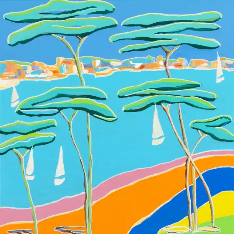 ▷ Sud, l'automne arrive by Sophie Petetin, 2025 | Posca Paintings Save Now