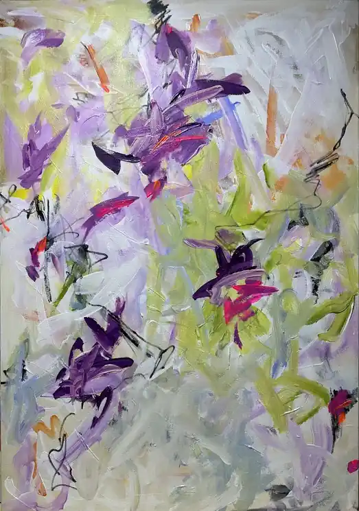 ▷ Pure Happiness by Viktoria Ganhao, 2024 | Acrylic Painting Clearance