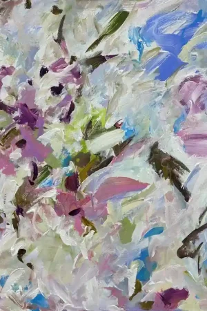 ▷ A Happy Day by Viktoria Ganhao, 2024 | Acrylic Painting High Quality