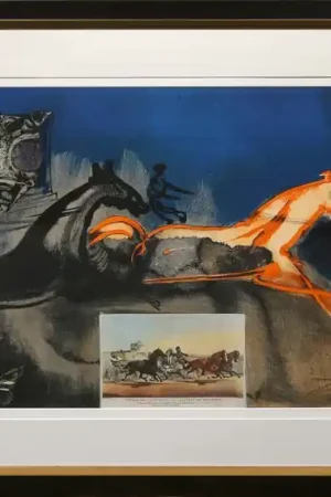 ▷ American Trotting Horses No. 2 by Salvador Dali, 1971 | Lithographs Price Cut