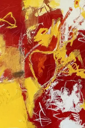 ▷ "Human" Body. Soul. Mind. by Viktoria Ganhao, 2023 | Mixed Media Painting Flash Sale