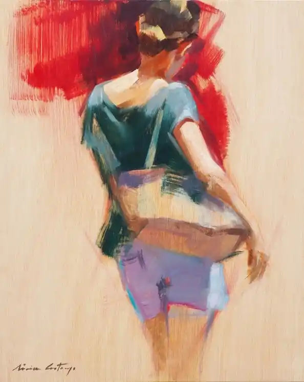 ▷ Sunday morning by Mónica Castanys, 2025 | Oil Painting for Sale Super Sale