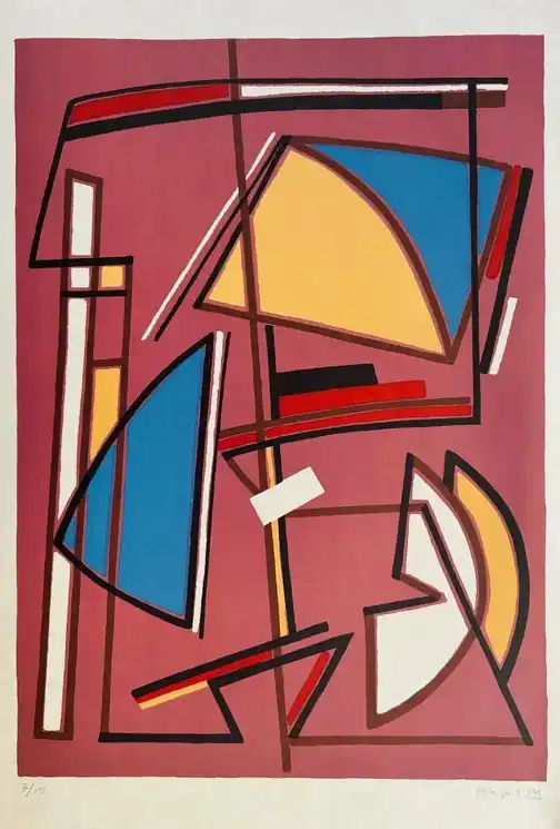 Holiday Sale ▷ La Ferrage XI by Alberto Magnelli, 1970 | Lithographs