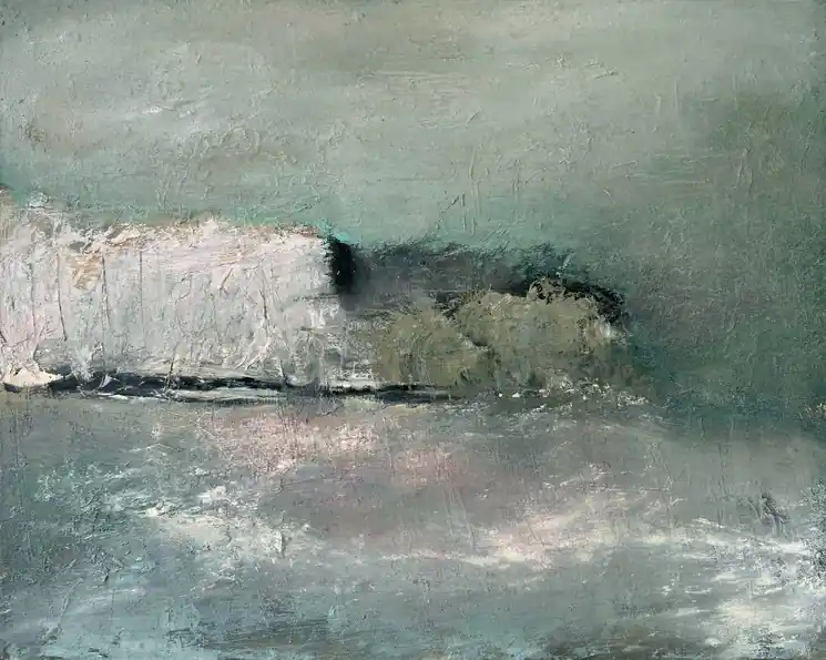 Free Returns ▷ Silent Heights in Mist by Zakhar Shevchuk, 2020 | Oil Painting for Sale