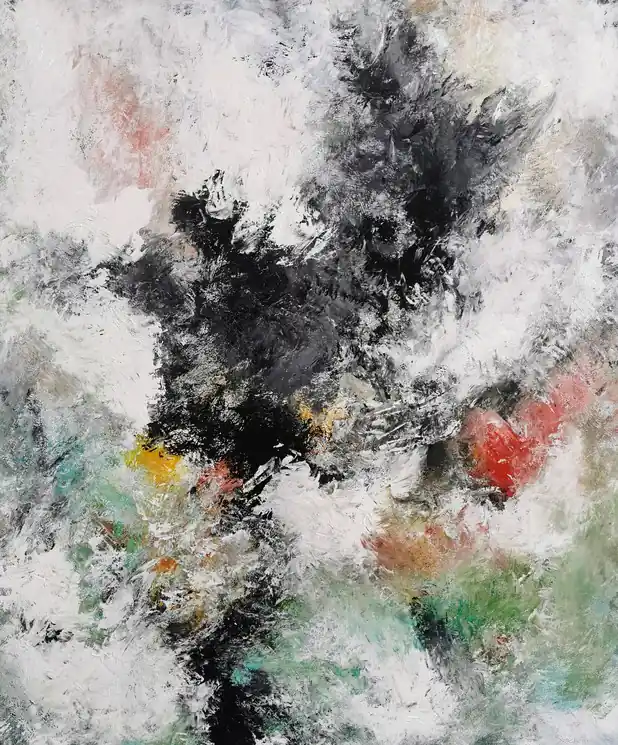 Don’t Miss Out ▷ Abstract 2247 by Alex Senchenko, 2022 | Acrylic Painting