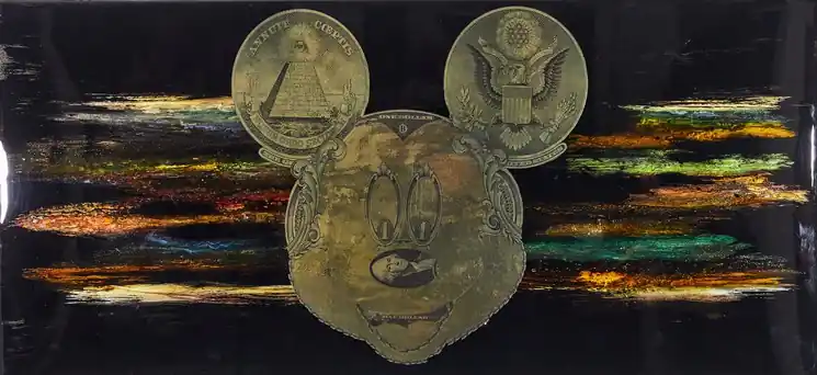 ▷ Abstract Mickey by James Chiew, 2020 | Epoxy Paint Paintings High Quality