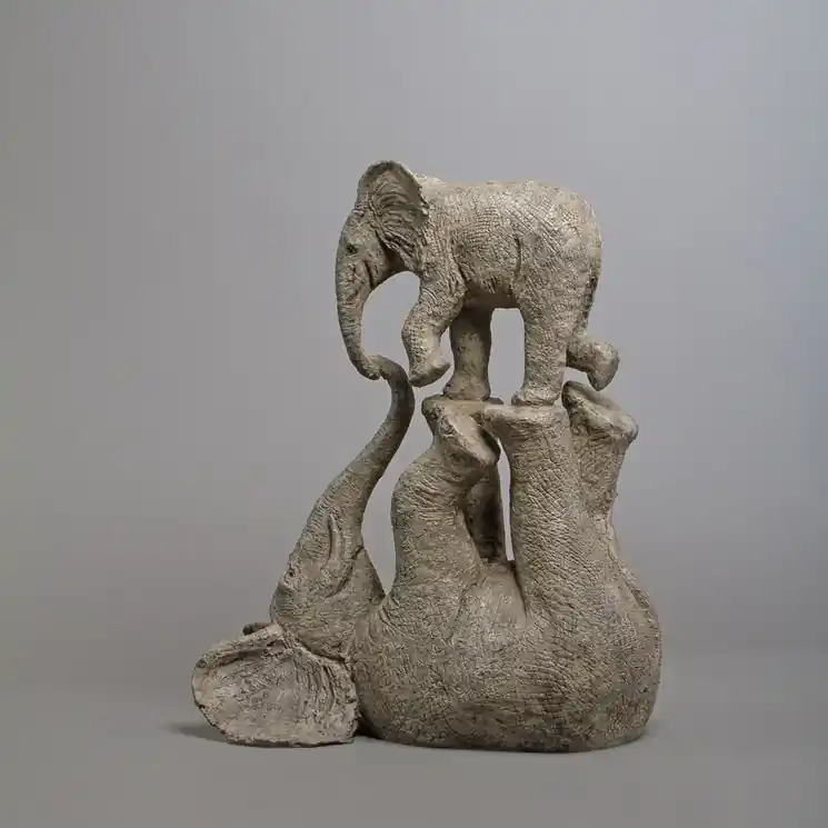 ▷ Gentle games / Tendres jeux by Sophie Verger, 2020 | Bronze Sculpture for Sale Free Returns