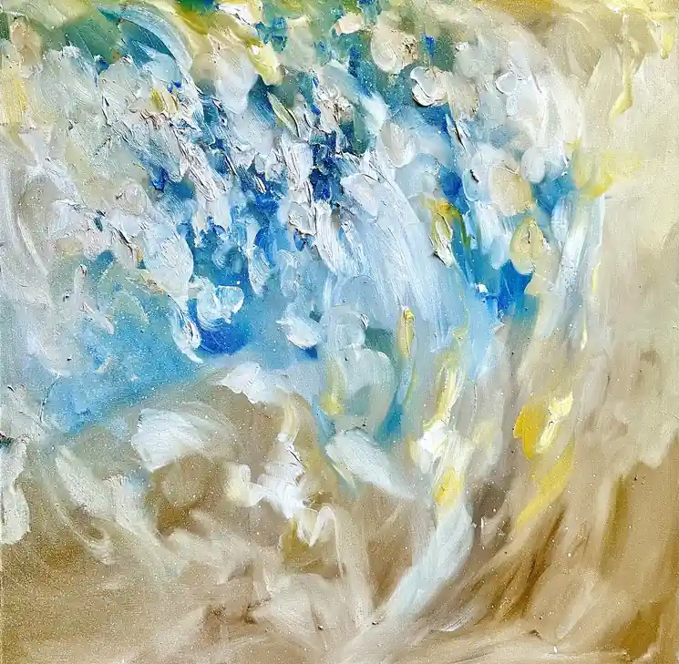 ▷ Bird cherry blossoms by Elya Reshetnikova, 2023 | Oil Painting for Sale Low Price