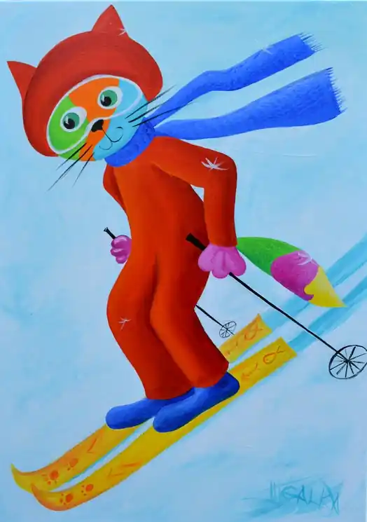 Hassle-Free Returns ▷ Freestyle by Galka, 2017 | Oil Painting for Sale