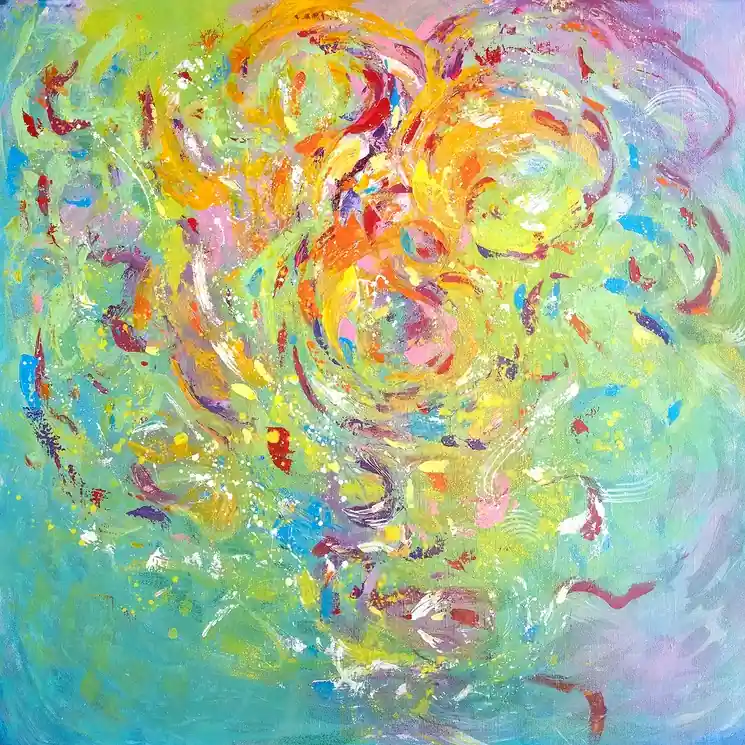 Professional Grade ▷ Spring vibes by Anna Selina, 2023 | Acrylic Painting