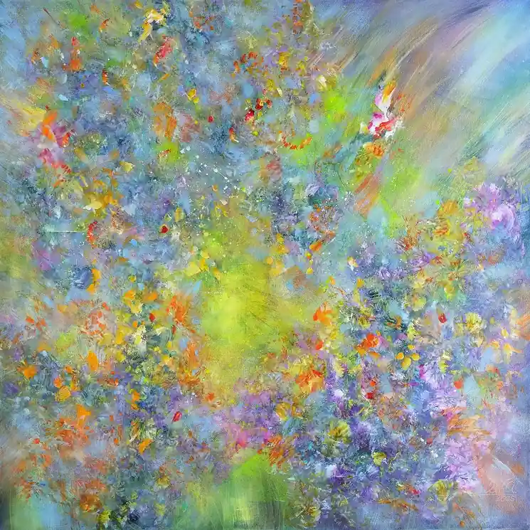 Grab Now ▷ Here and now by Anna Selina, 2025 | Acrylic Painting