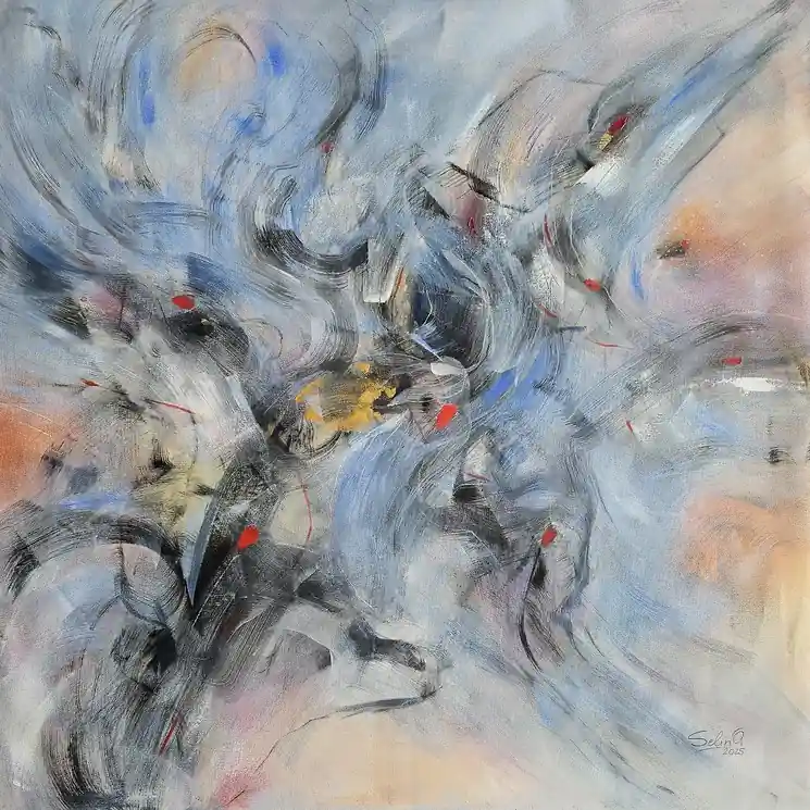 ▷ Archeology of the Soul by Anna Selina, 2025 | Acrylic Painting High Quality