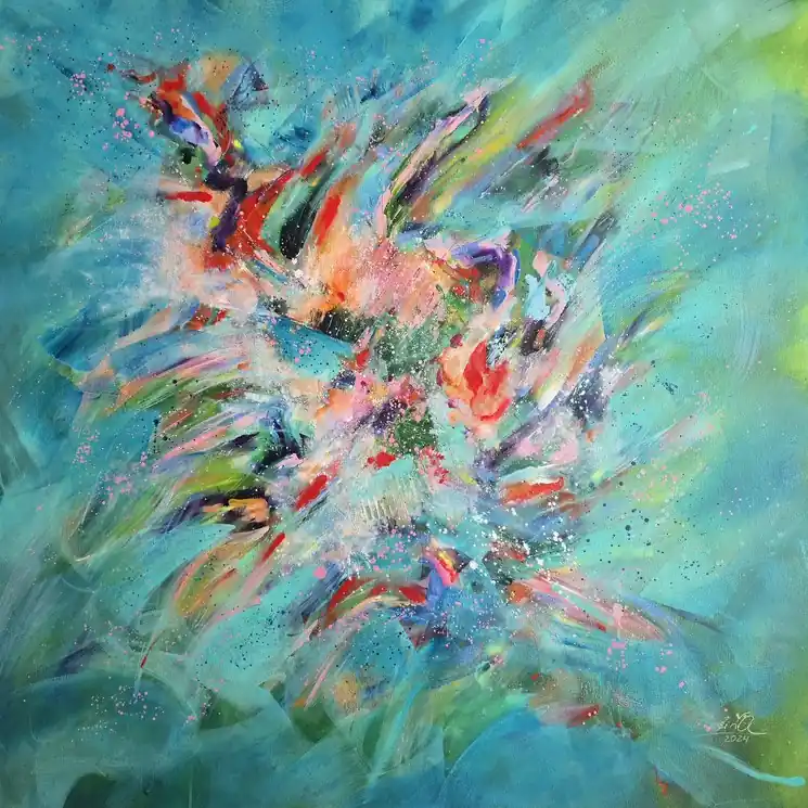 Certified ▷ Blossoming by Anna Selina, 2024 | Acrylic Painting