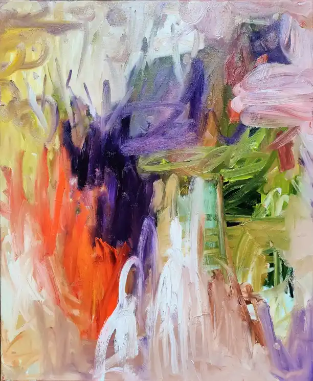 ▷ Lumières florales by Emily Starck, 2024 | Oil Painting for Sale Cheap