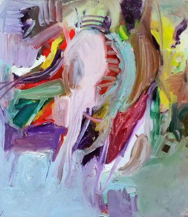 Time-Limited ▷ Messages from the universe by Emily Starck, 2024 | Oil Painting for Sale