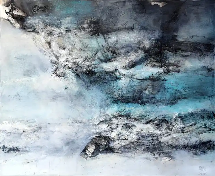 ▷ 25 avril 2020 by Raymond Attanasio, 2020 | Oil Painting for Sale Instant Buy