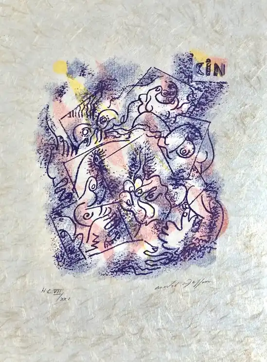 ▷ Une étoile de craie by André Masson, 1973 | Lithographs Best Choice