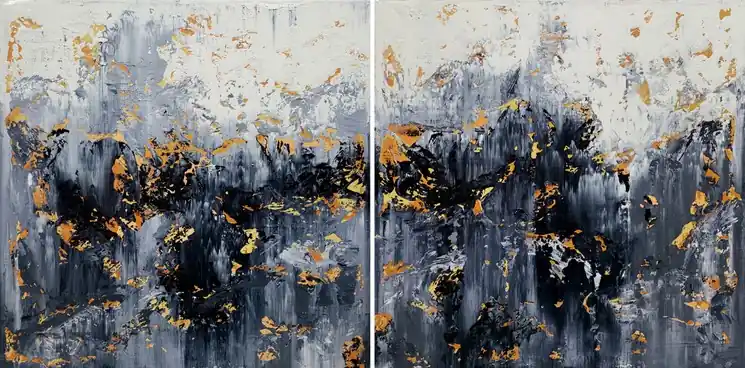▷ Abstract 2302 by Alex Senchenko, 2023 | Acrylic Painting Must Have