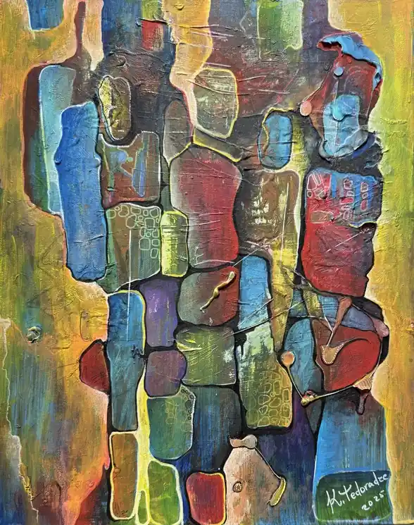 ▷ Again by Keti Tedoradze, 2024 | Acrylic Painting Affordable