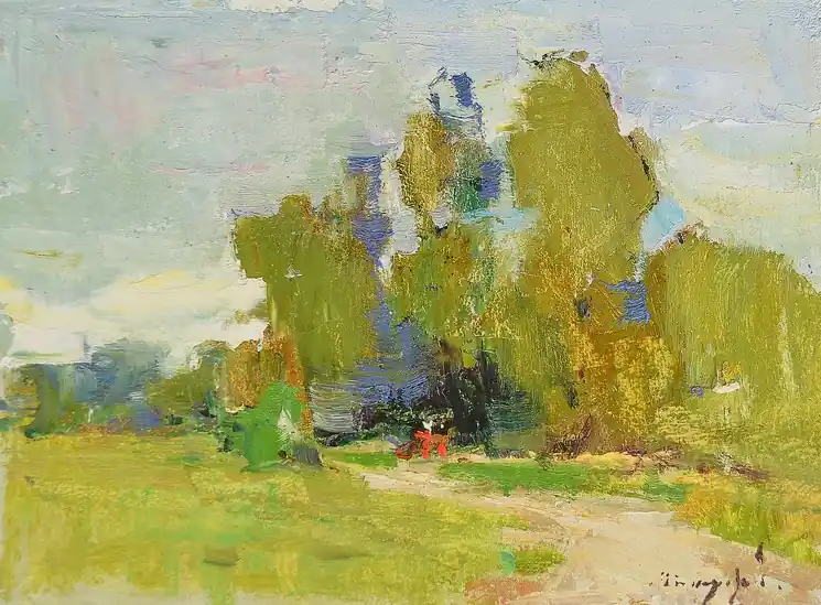 Wholesale ▷ Warm Summer by Alexander Shandor, 2016 | Cardboard Painting
