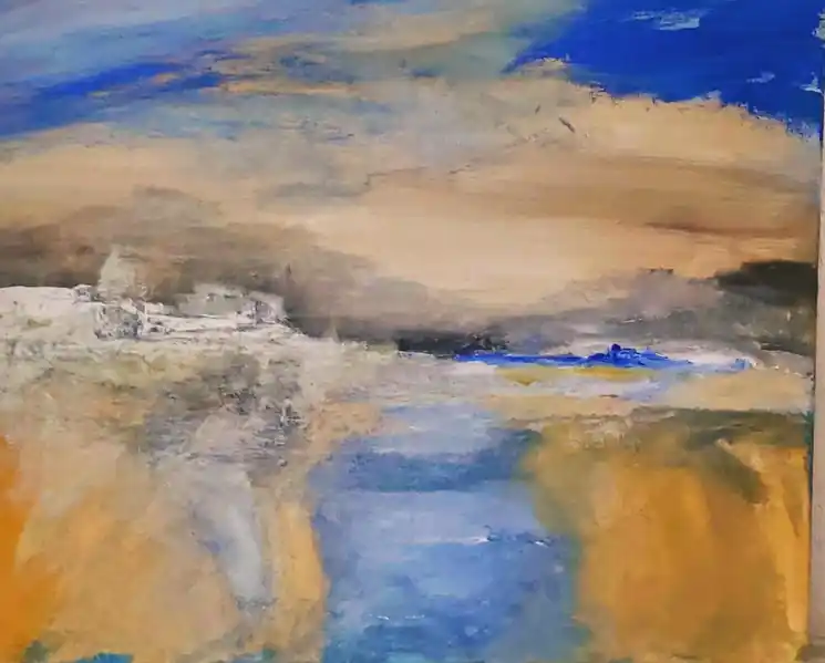 Brand New ▷ Un monde ailleurs by Marie Line Robert, 2025 | Acrylic Painting