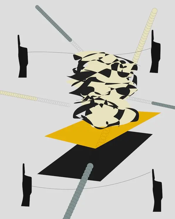 ▷ Stupid Head in Witty Space by Rusa Tavartkiladze, 2025 | Inkjet Print Trending