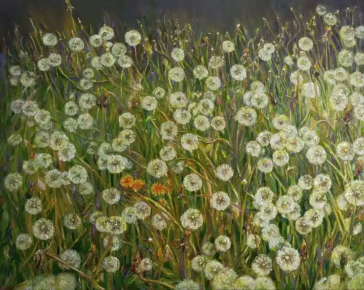 Direct From Manufacturer ▷ Dandelions Are Blooming by Pavlenko Leonid, 2025 | Oil Painting for Sale