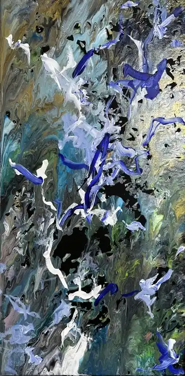 Luxury ▷ Untitled 4.22.23 by Viktoria Ganhao, 2023 | Acrylic Painting