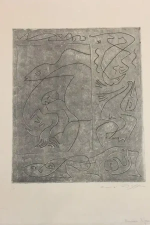 ▷ Amours Légendaires by André Masson, 1959 | Etching Print Reduced Price